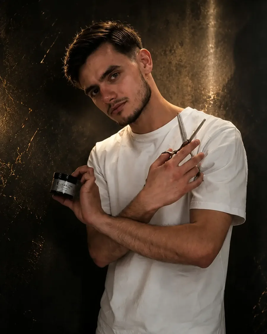 Nikita — barber w Atelier Christian, Radom